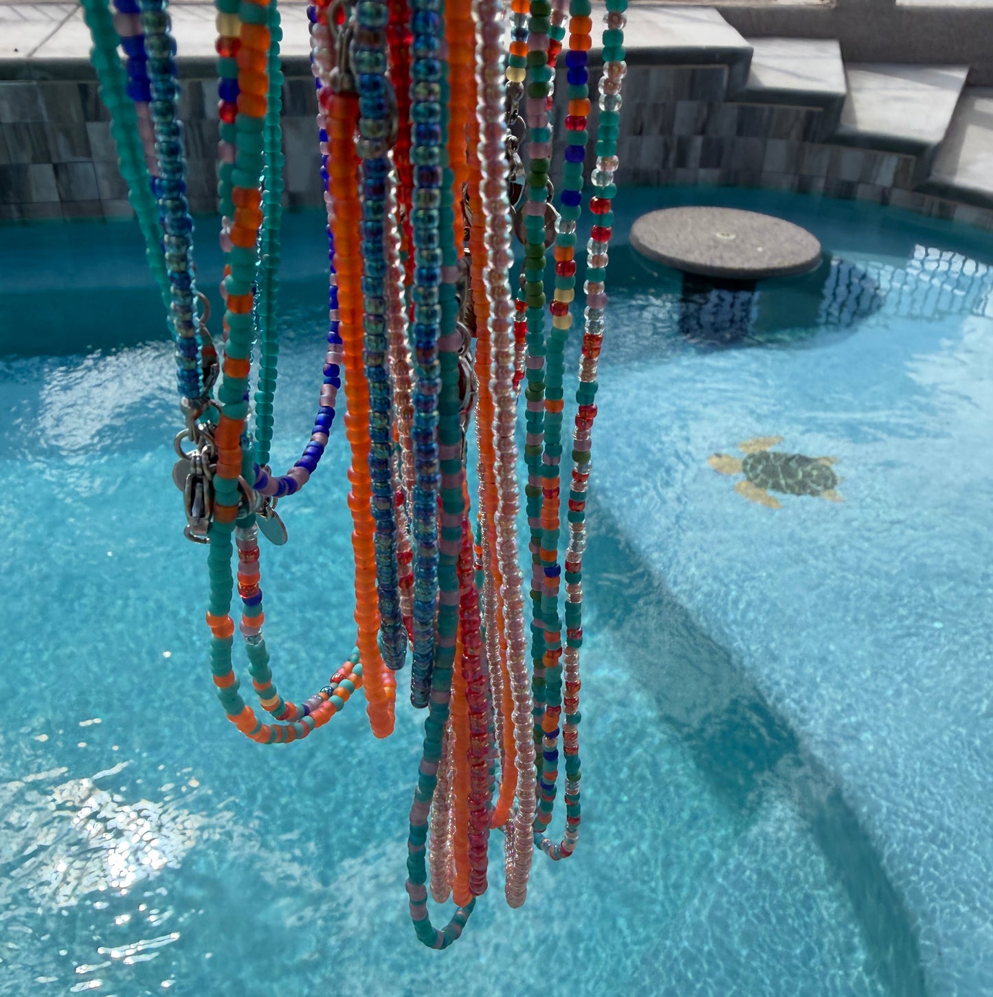 20 Inch Agave Tides' Seed Bead Necklace