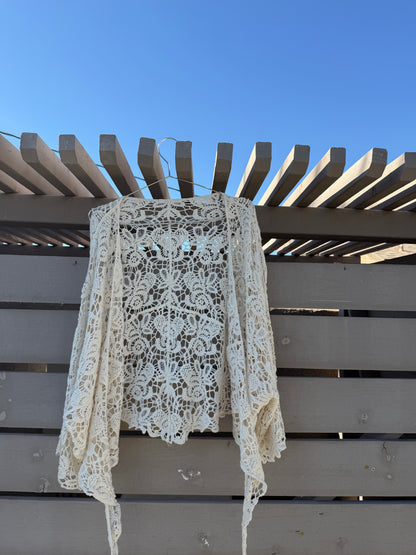 Ivory Coast Crochet Cardigan