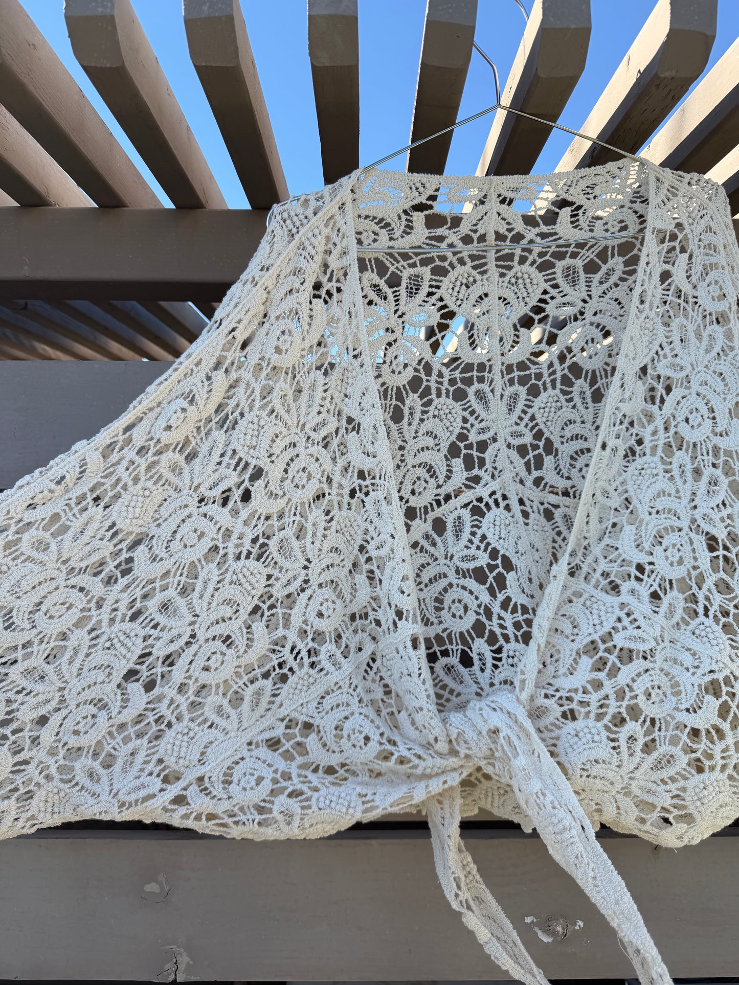 Ivory Coast Crochet Cardigan