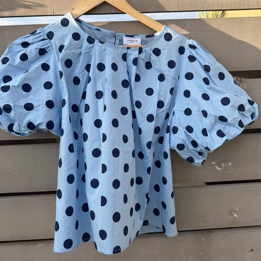 Polka Dot Balloon Sleeve
