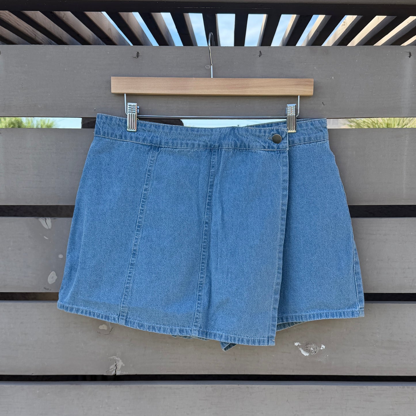 Sunday Stroll Denim Skort