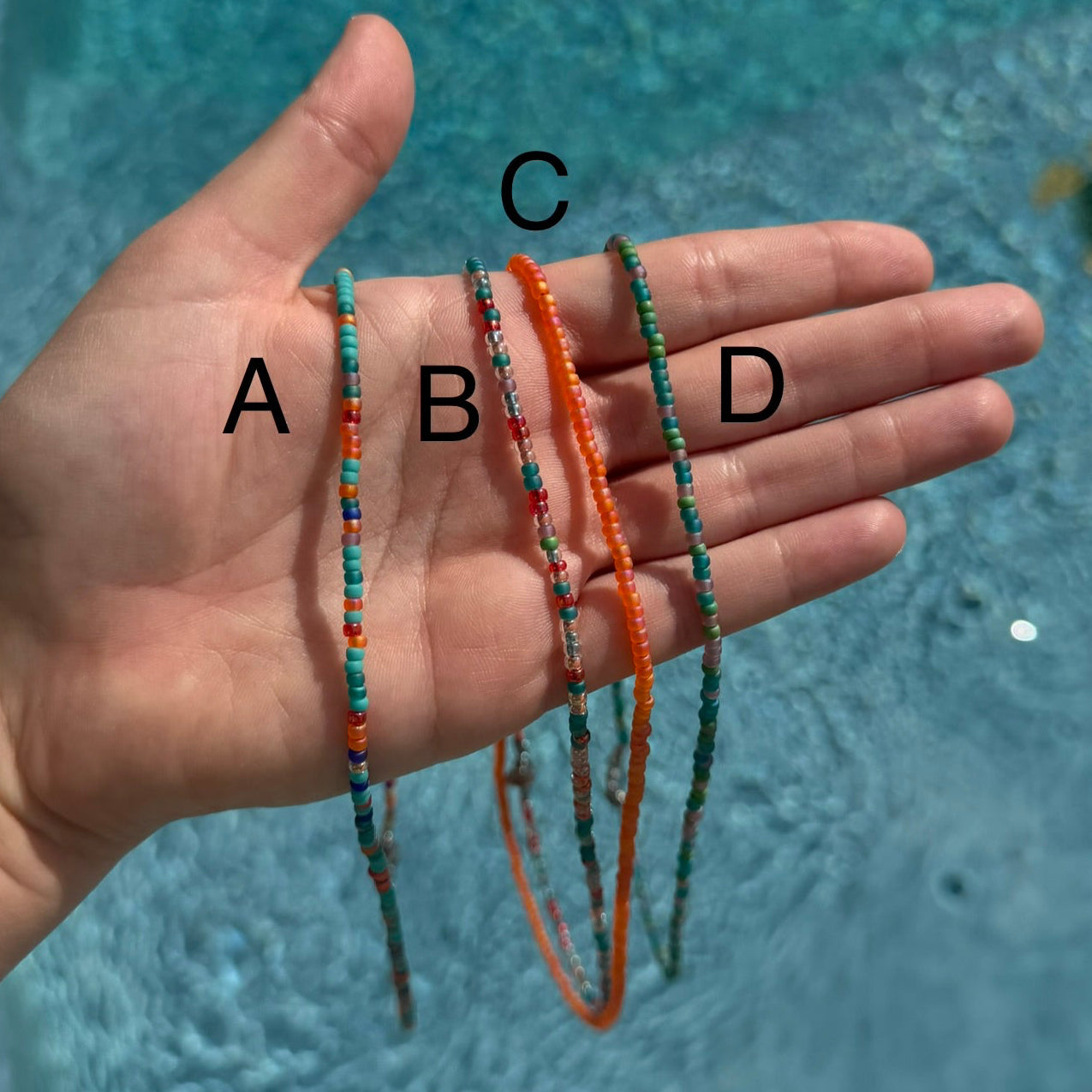 20 Inch Agave Tides' Seed Bead Necklace