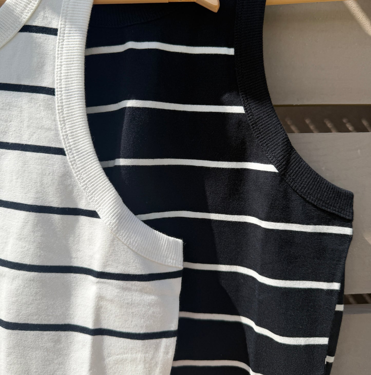 Eazy Breazy Striped Cotton Tank